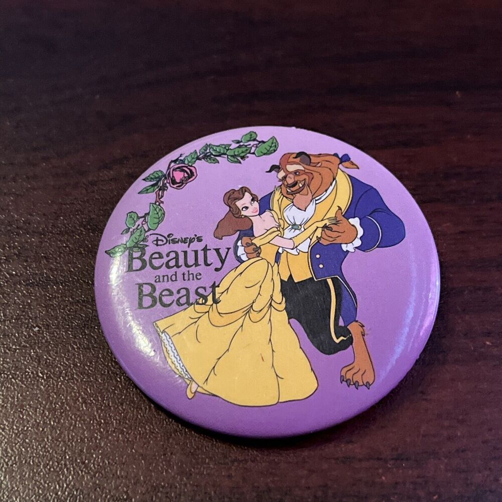 Disney Beauty And The Beast Belle Button Pin